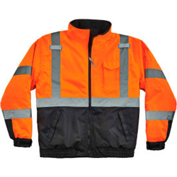 ErgodyneGloWear 8377 Type R Class 3 Quilted Bomber Jacket Orange XL 25615