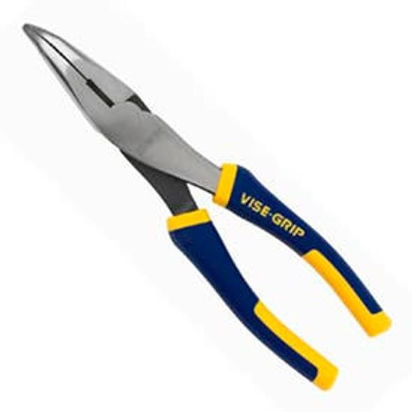IRWIN VISE-GRIP 2078228 8"" Bent Nose Long Nose Plier