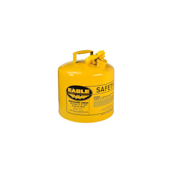 Eagle Type I Safety Can - 5 Gallons - Yellow