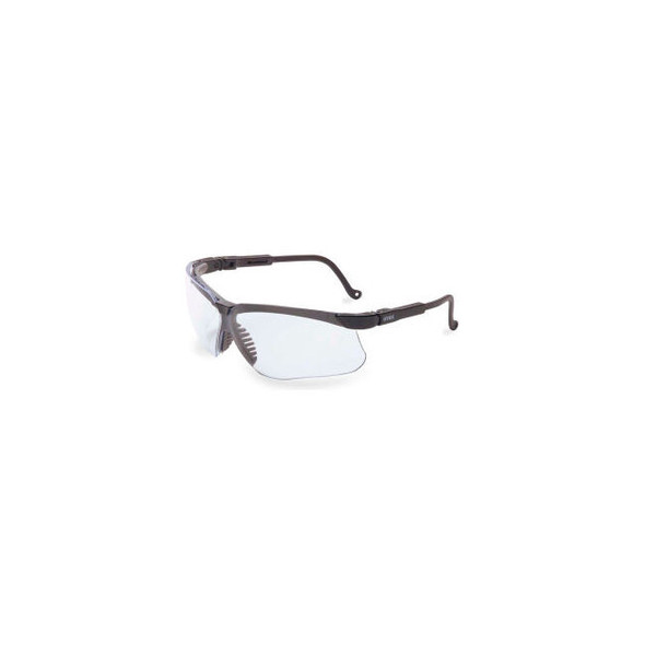Uvex S3200HS Genesis Anti Fog Safety Glasses Black Frame Clear Lens