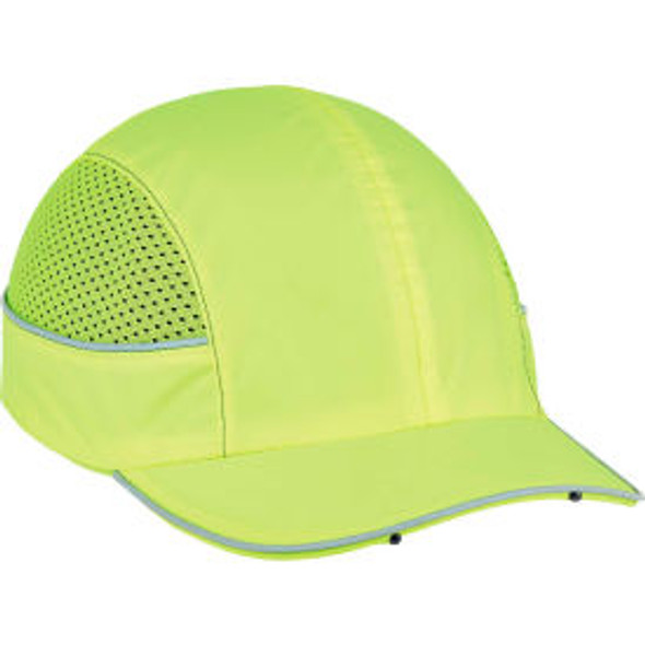 Ergodyne Skullerz 8960 Bump Cap W/LED Lighting Technology Lime Short Brim One Si Ergodyne Skullerz 8960 Bump Cap W/LED Lighting Technology Lime Short Brim One Si