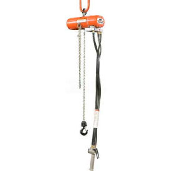 CM ShopAir Chain Hoist 500 Lbs. 10 Ft. Lift 21 FPM Lift 55 FPM Lower