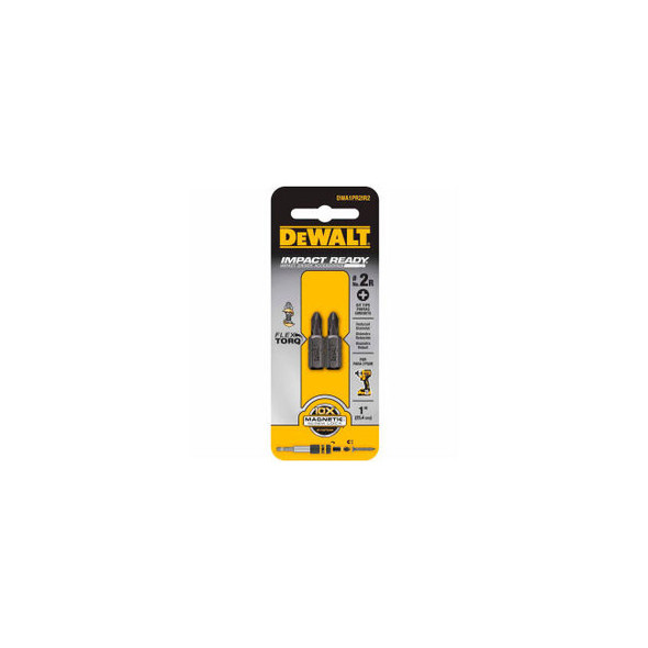DeWalt Impact Ready Drywall Bit DWA1PR2IR2 #2 Phillips Reduced Diameter 1"" Long