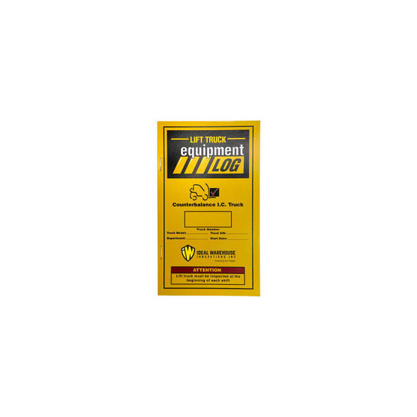 Replacement Log Book 70-1065 for Ideal Warehouse Propane Counterbalance Forklift
