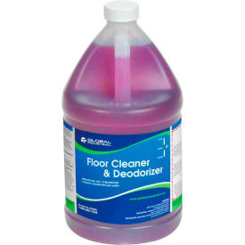 Global Industrial Floor Cleaner & Deodorizer 1 Gallon Bottle 2/Case