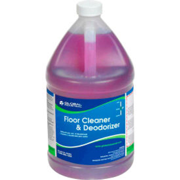 Global Industrial Floor Cleaner & Deodorizer 1 Gallon Bottle 2/Case