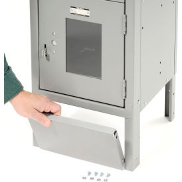 Global Industrial Front Base For 15""Wx6""H Gray Locker