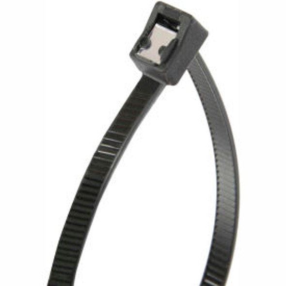 Gardner Bender 46-308UVBSC 8"" Self-Cutting Cable Ties Black 50lb 50/pk 2"" Max