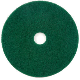 Global Industrial 20"" Scrubbing Pad Green 5 Per Case