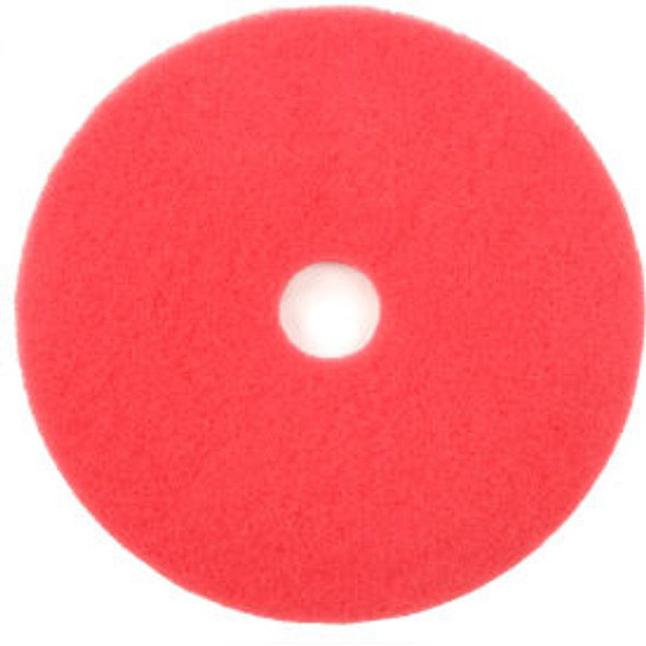 Global Industrial 20"" Buffing Pad Red 5 Per Case
