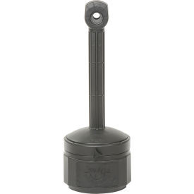 Justrite Smokers Ceasefire Outdoor Ashtray 1 Gallon Black