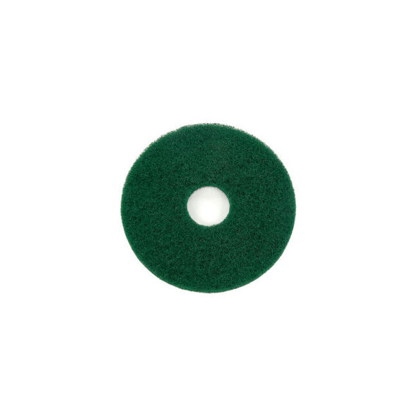 Global Industrial 13"" Scrubbing Pad Green 5 Per Case