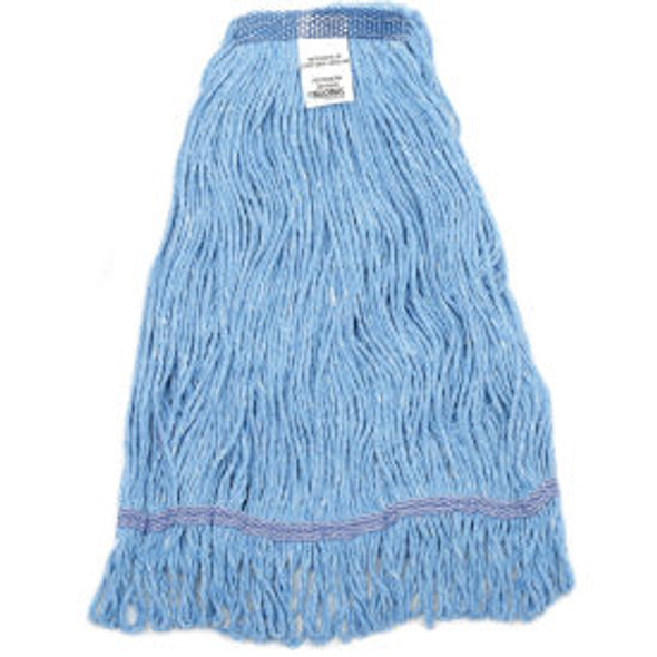 Global Industrial Medium Blue Looped Mop Head Narrow Band Global Industrial Medium Blue Looped Mop Head Narrow Band