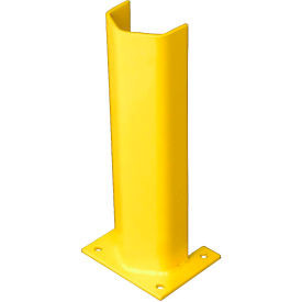 1/4"" Thick 18"" H Steel Post Protector Yellow