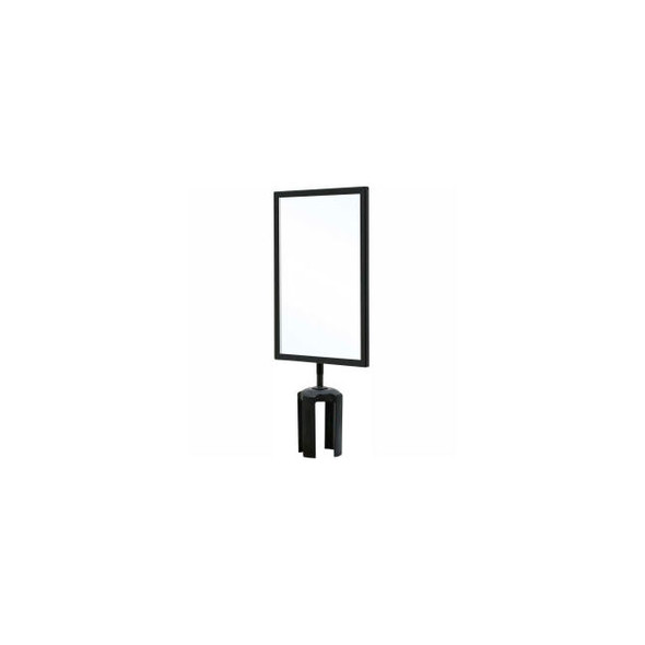Queueway Acyrlic Sign Frame 7""Wx11""H Black