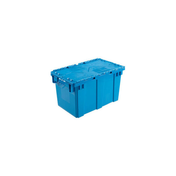 Global Industrial Plastic Attached Lid Shipping & Storage Container 22-3/8""Lx13