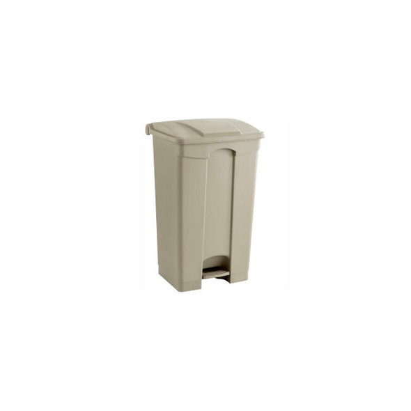 Safco Plastic Step-On Receptacle- 23 Gallon Beige - 9923TN