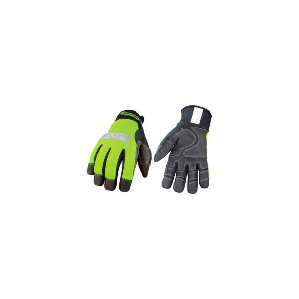 High Visibility Performance Gloves - Safety Lime - Winter - Extra Large