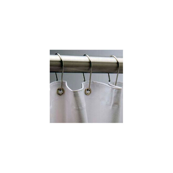 Bobrick (1) Shower Curtain Hook Bright Polished For 1 to 1-1/4"" Diameter Curtai