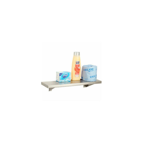 Bobrick Stainless Steel Shelf - 18""W x 5""D - B295x18