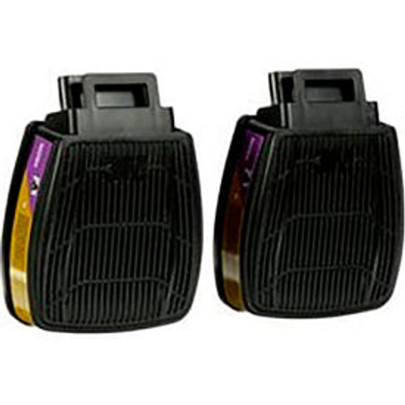 3M Secure Click Multi-Gas/Vapor Cartridge/Filter P100 D80926 2PK