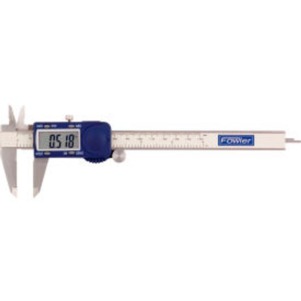 Fowler 54-101-600-1 Xtra-Value Cal 0-6''/150MM X-Large Easy-Read Display Stainle
