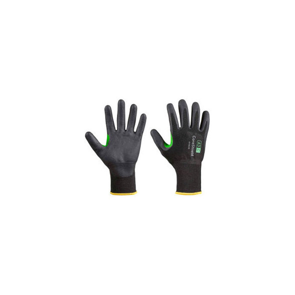CoreShield 23-0513B/8M Cut Resistant Gloves Nitrile Micro-Foam Coating A3/C Size