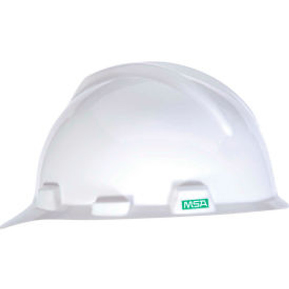 MSA V-Gard Hard Hats Front Brim 1-Touch Suspension White 10057441 MSA V-Gard Hard Hats Front Brim 1-Touch Suspension White 10057441