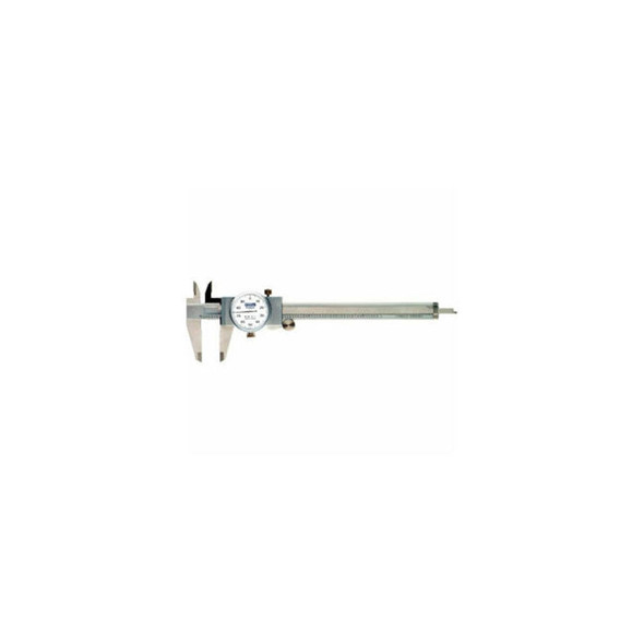 Fowler 52-008-706-0 0-6"" Shockproof Dial Caliper W/White Dial