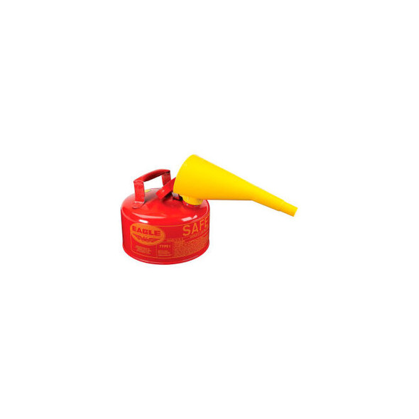Eagle Type I Safety Can - 1 Gallon with Funnel - Red