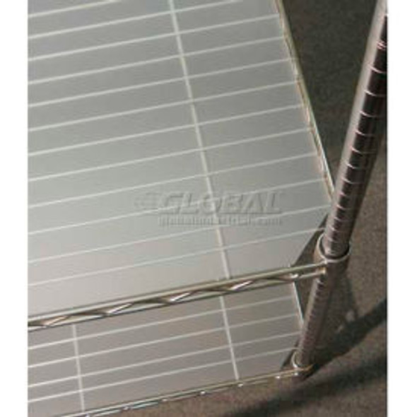Chadko Polypropylene Shelf Liner 24""W x 21""D Translucent