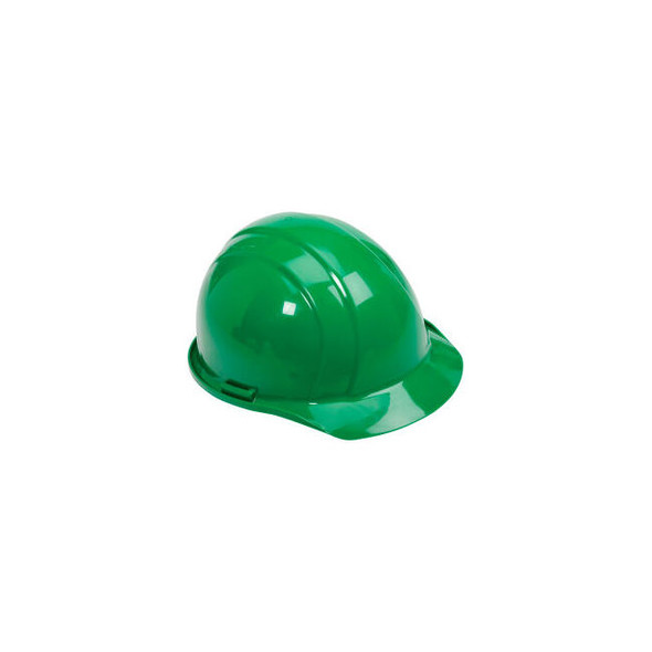 ERB Americana Cap Safety Helmet 4-Point Slide-Lock Suspension Green