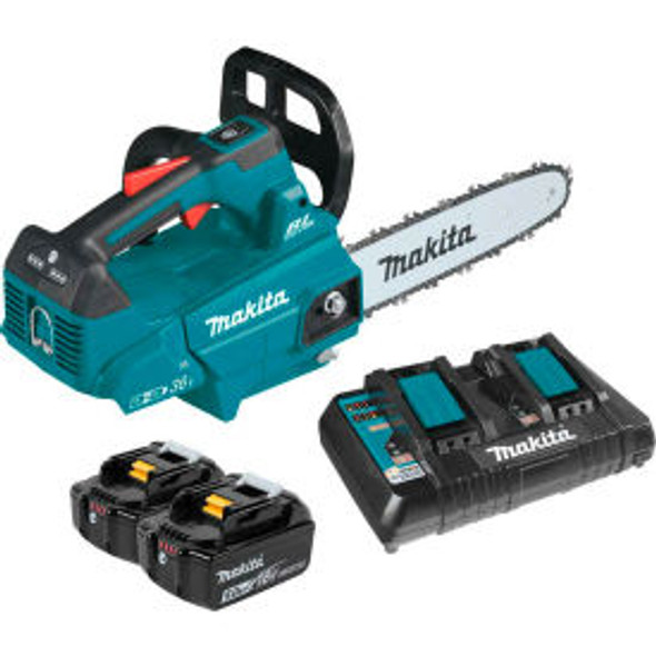 Makita XCU08PT 18V X2 (36V) LXT 14"" Cordless Top Handle Chain Saw Kit W/ Two Ba