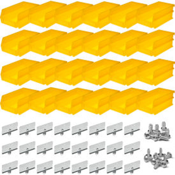 Triton Products Medium Pegboard Hanging Bin System 24 pc