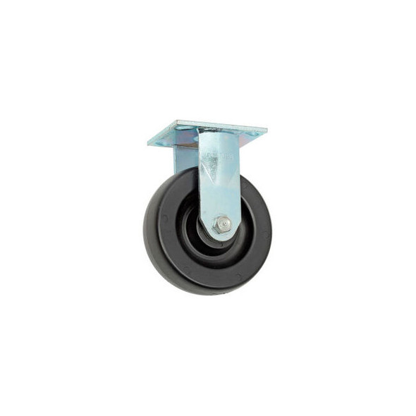 Faultless Rigid Plate Caster 3461-6 6"" Polyolefin Wheel