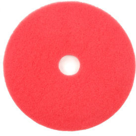 Global Industrial 22"" Buffing Pad Red 5 Per Case