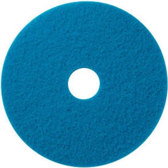 Global Industrial 20"" Scrubbing Pad Blue 5 Per Case
