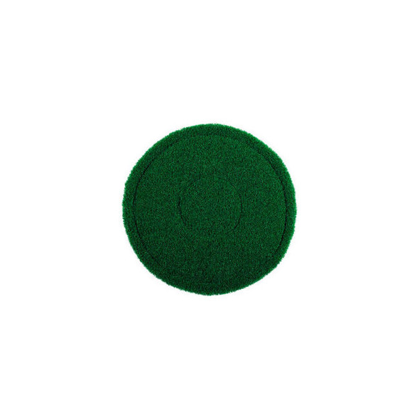 Global Industrial 17"" Turfscrub Scrubbing Pad Green 4 Per Case