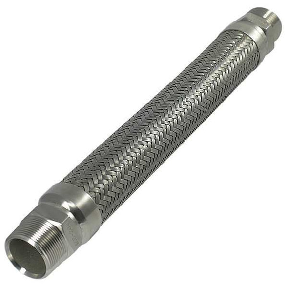 1/2" Dia x 18" L PressureMax HP 316 SS Corrugated Metal Hose