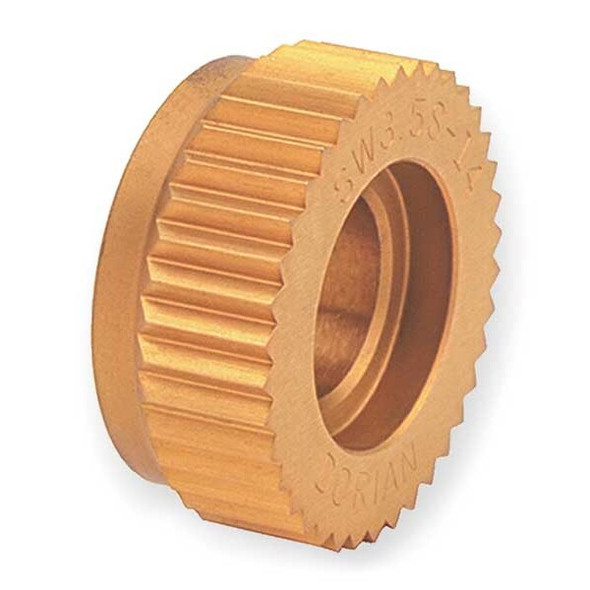 Dorian Knurl Wheel,SW2 Series,STR,1/2 OD,30 TPI SW2S-30-HSB-CP