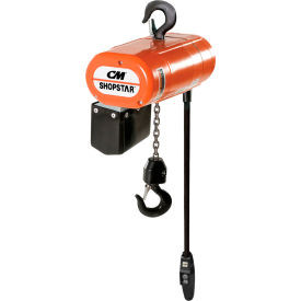 CM Shopstar 300 Lb. Electric Chain Hoist 10' Lift 16 FPM 115V