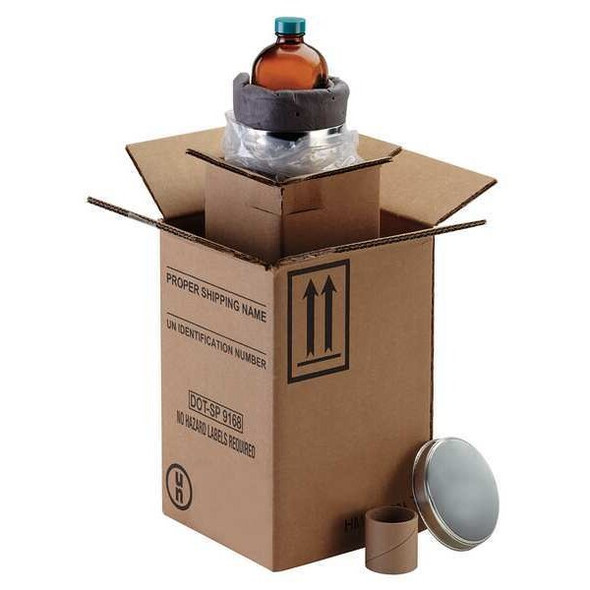 Berlin HAZMAT Shipping Kit,32 oz. Bottle,PK4 HMS-6642M