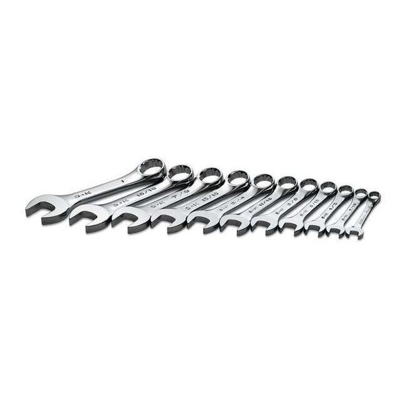 Sk Professional Tools Combo Wrench Set,Short,3/8-1 in.,11 Pc 86231