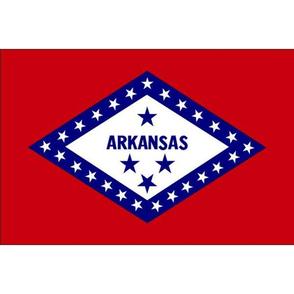Annin Flagmakers Arkansas State Flag,3x5 Ft 140360