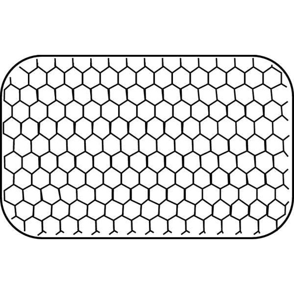 Condor Hairnet, Polyester, 20 in Dia., White, M, 100 PK 1TTU7