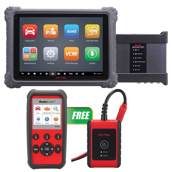 Buy (1) MaxiSYS ULTRA Diagnostic Tablet, and Get (1) AutoLink AL629 and (1) MaxiBAS BT506 MSULTRABAT