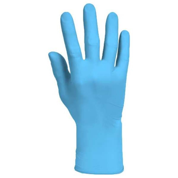 Ansell G10, Disposable Gloves, 4 mil Palm, Nitrile, Powder-Free, XS ( 6 ), 100 PK, Blue 54185