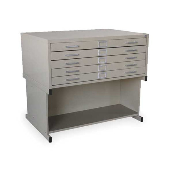 Manufacturer Varies Flat File Cabinet Base, Open Base, Putty 2CLE4