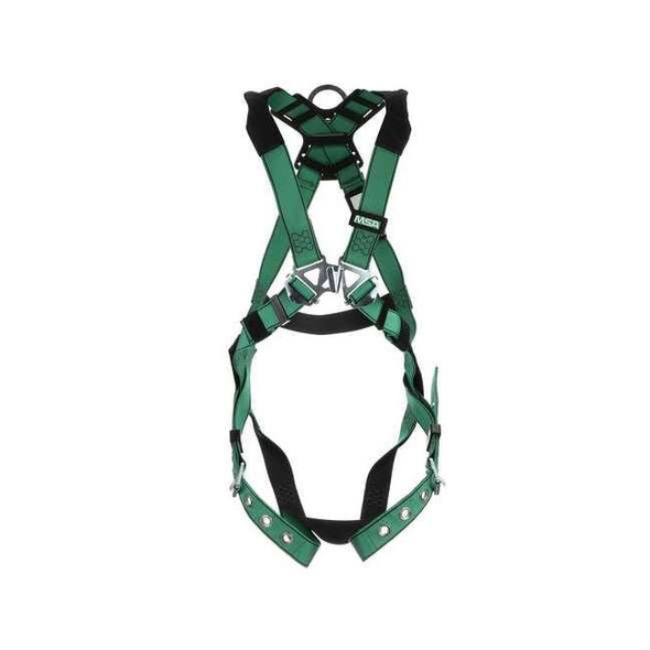 V-FORM Harness, M, 400 lb., Quick-Connect Chest/ Tongue Leg Straps, Back D-Ring