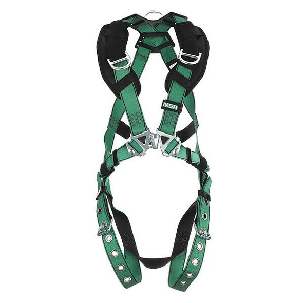 Msa Safety Full Body Harness,V-FORM,2XL 10197221 Msa Safety Full Body Harness,V-FORM,2XL 10197221